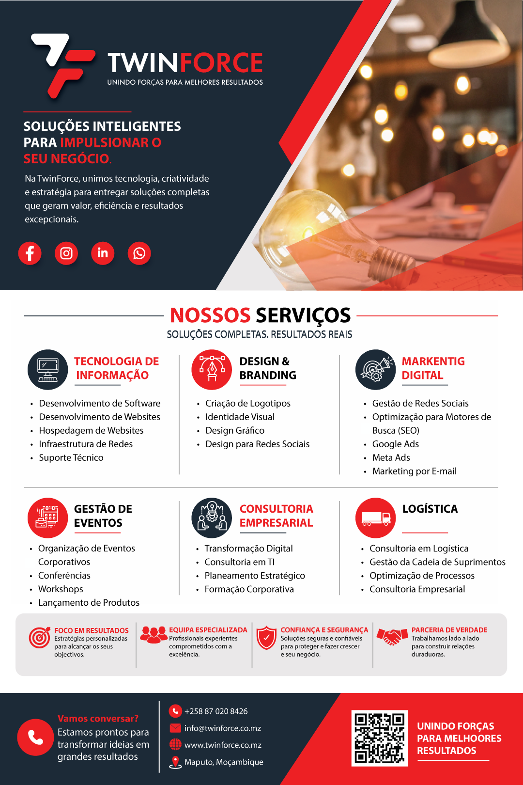 Panfleto Institucional TwinForce Services, Lda